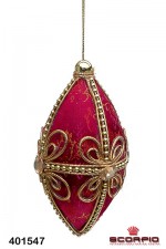 Новогоднее украшение «Капля», 11 см