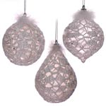 Елочное украшение, бежевое