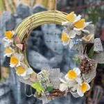 вінок Нарцис із незабудками