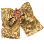 Украшение «Бантик с цветком», 22,5*22,5 см