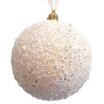 Шар   «Белое  золото» 10 см