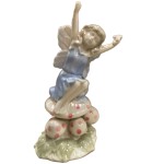 Фея на грибочку, парцеляна, 21 см