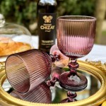 Келих Смужка, рожевий