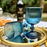 Келих Смужка, синій