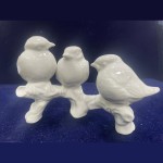 Пташенята на гілці, порцеляна