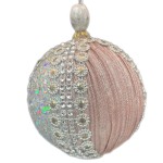 Кулька пудра-срібло плісе, 11 см