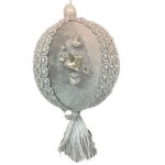 Кулька димчата зі стразами 11см