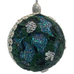 Куля Мережево малахіт 11 см