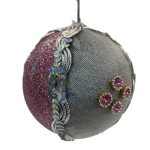 Кулька пудра-срібло 9 см