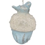 Жолудь з пташкою блакитний 14 см