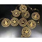 Прикраса дерево 6 см