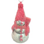 Сніговичок рожевий 11 см