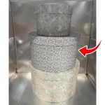 Коробка з дизайнерського картону 18х11 см