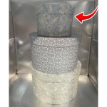 Коробка з дизайнерського картону 12х8 см