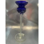 Свічник художне скло 20 см