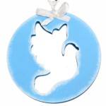 Деревянный подвес «Голубь»